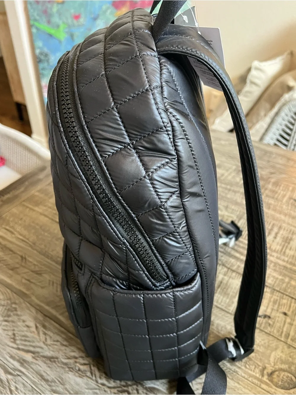 kate spade Black Quilted Camden Backpack